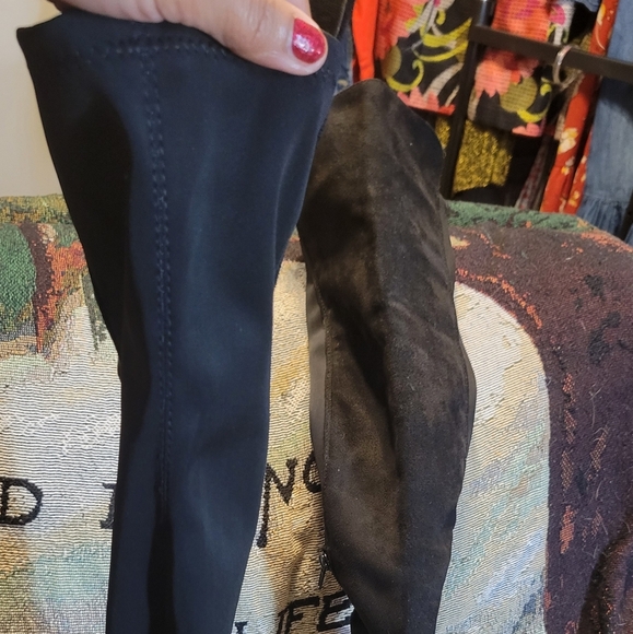 Over the Knee black  boots new with out box - Picture 10 of 12